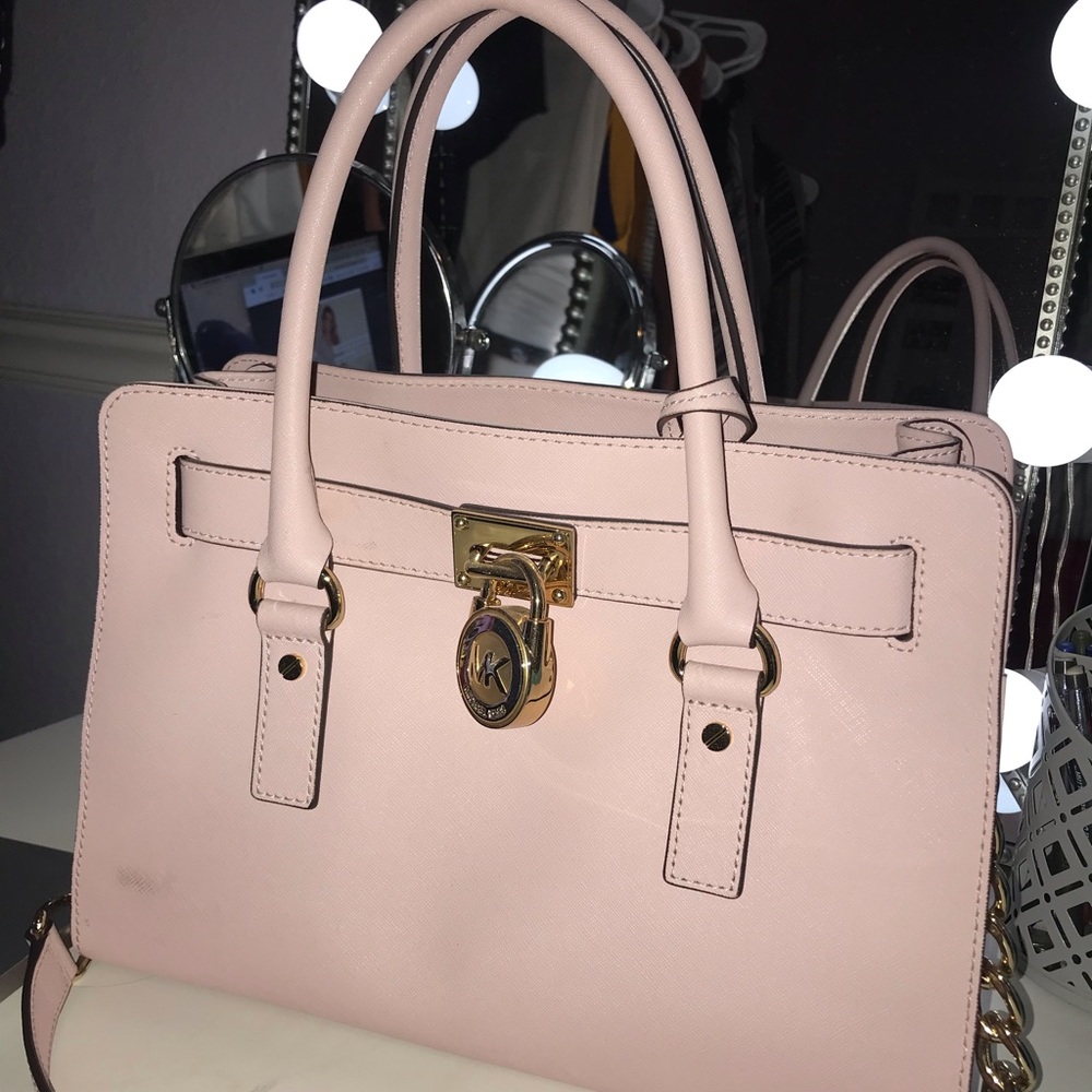 CUTE NEW MICHAEL Michael Kors Light Pink Tote Bag✨
